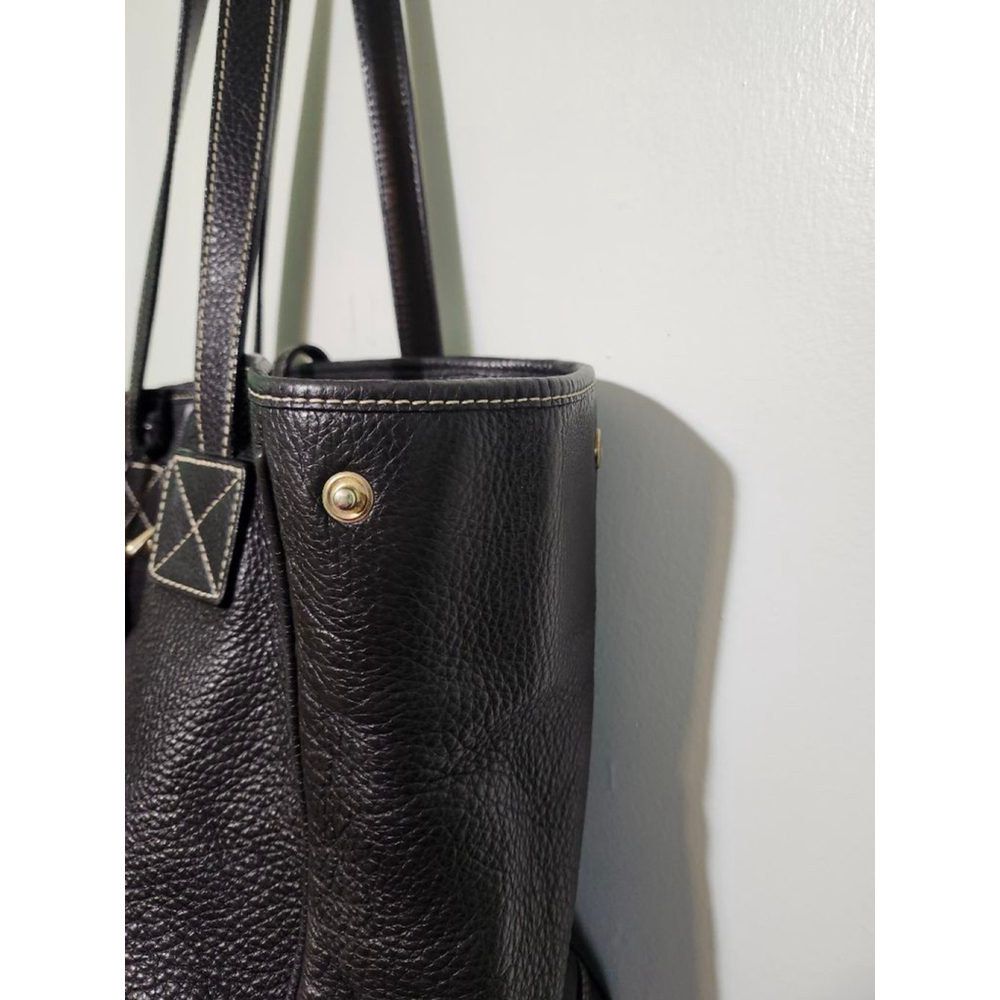 Dooney & Bourke Black Leather Tote Bag - Picture 15 of 15